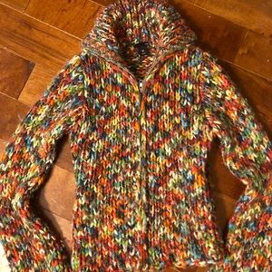 Oversized knit sweater 🌈